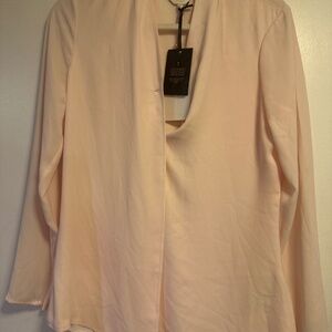 Blush pink blouse